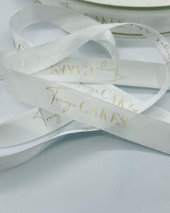 Promotional Logo Satin Ribbon Printing